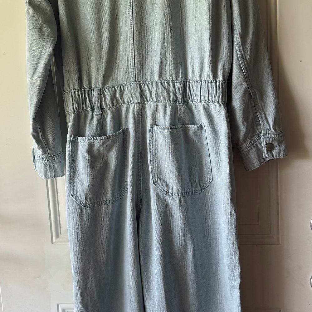 Universal Thread Light Blue Denim Baggy Jumpsuit - Picture 6 of 8